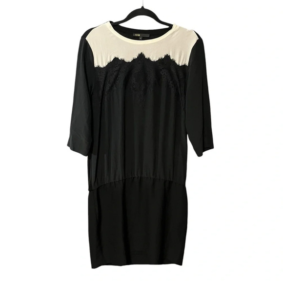 Maje Dresses & Skirts - Maje Black and Cream Dress